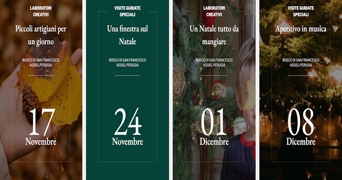 playbill Natale al Bosco - FAI - Assisi